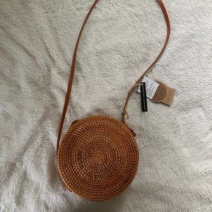 Round Woven Bag/Purse - New